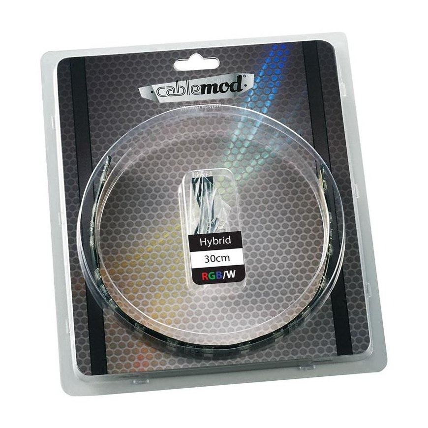 Cablemod Kabelio modo WideBeam hibridinė LED juosta 30 cm – RGB/W (CM-LED-30-D30RGBW-R) – 4