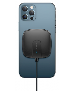 USAMS CD-159 wireless magnetic charger 15W, Black