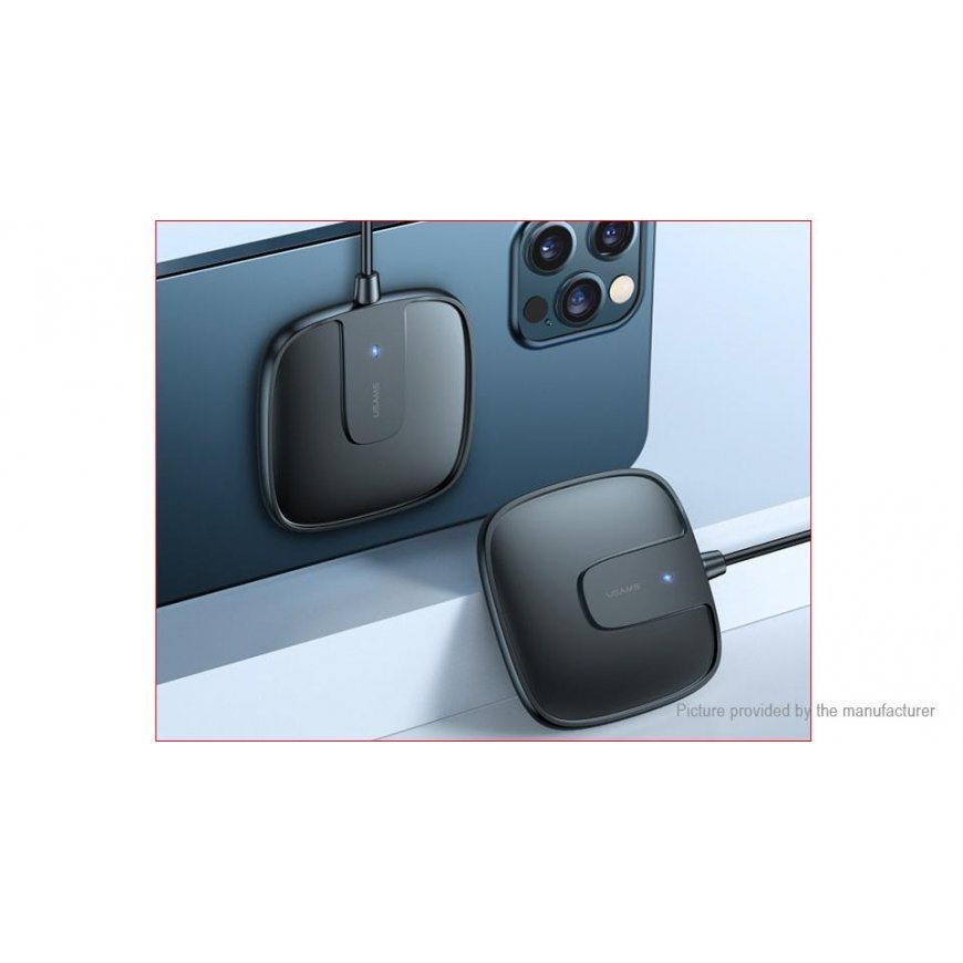 USAMS CD-159 wireless magnetic charger 15W, Black – 3
