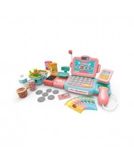 Children's play box with accessories WOOPIE, pink