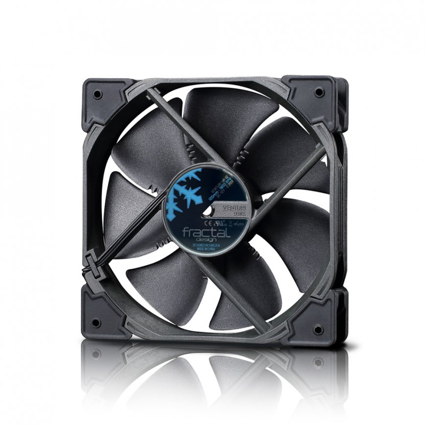 Fractal Design Venturi HP-12 PWM Корпус компьютера Вентилятор 12 cm Черный, Серый