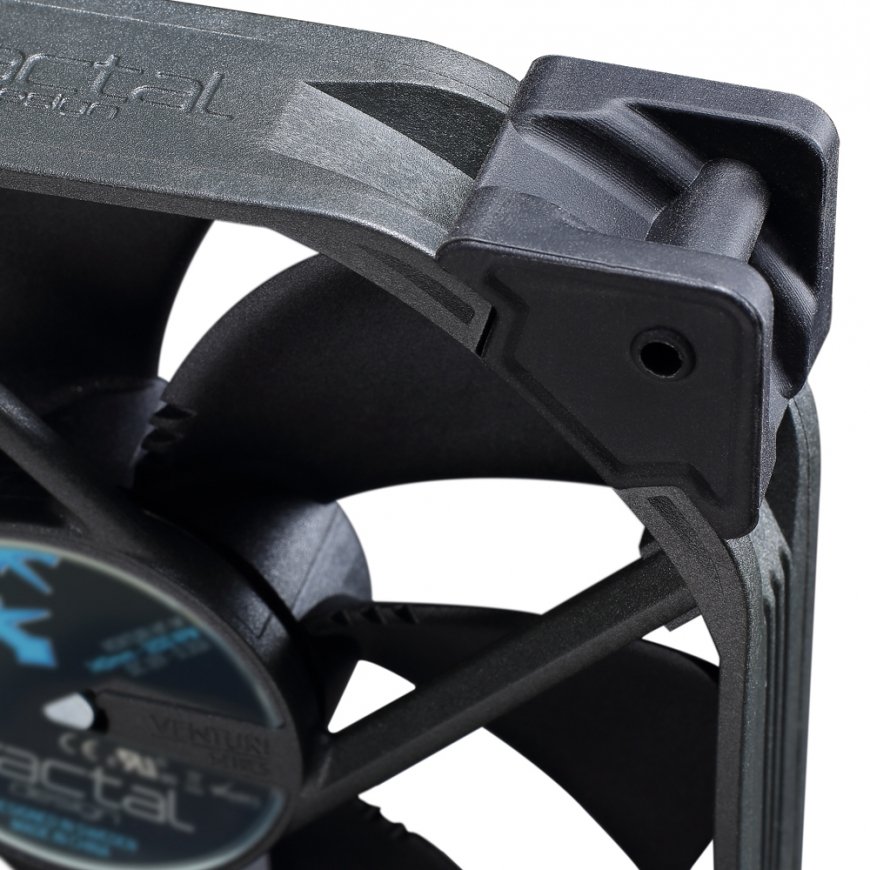 Fractal Design Venturi HP-12 PWM Datora korpusam Ventilators 12 cm Melns, Pelēks – 3
