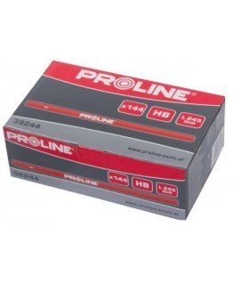 Proline Pro-Line Carpentry pencil red HB 245mm 144pcs. - 38244
