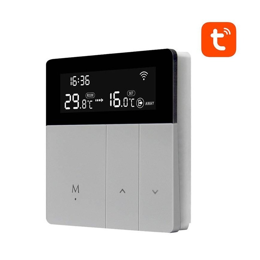 Avatto WT50 Wifi vandens šildymo termostatas 3A TUYA