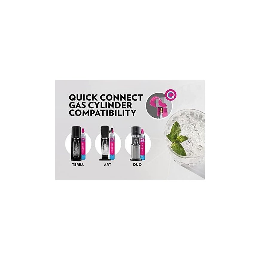 Gazuotų gėrimų gaminimo aparatas SodaStream ART, baltas – 7