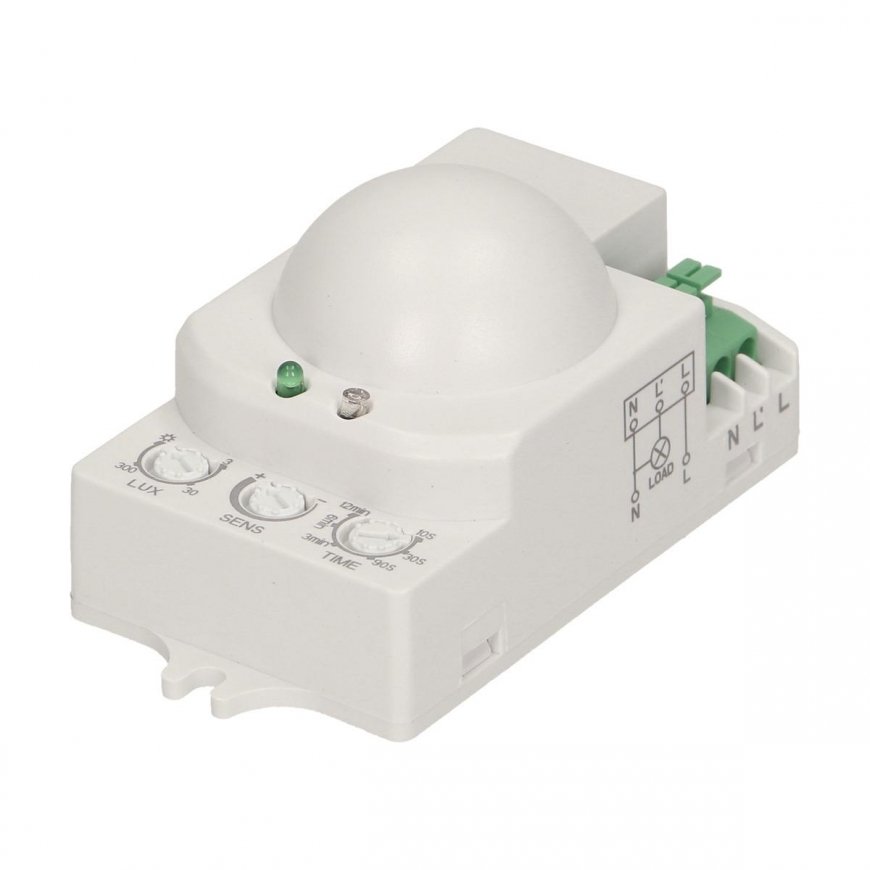 Orno Microwave motion sensor 5.8GHz 1200W 360 ° 3-2000 lx white (OR-CR-208) – 3