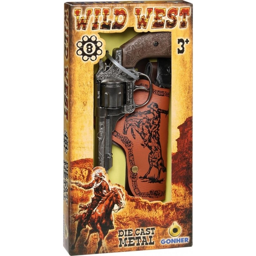 Pulio Gonher Guns GONHER rinkinys kaubojaus ginklų WILD-WEST, 201/0 – 9