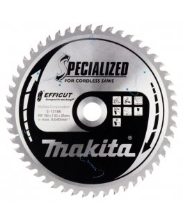 Makita E-12186 TCT saw 190X1.85X30mm 15° T50 EFFICUT for glued panels