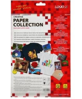 Logo Ironing Book, Dark T-shirt Paper, White, A4, For Inkjet Printers, L (15021)