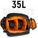 Wozinsky Capacity Bike Trunk Bag 35L (Rain Cover Included) Black (WBB19BK)