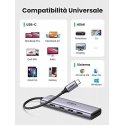 UGREEN CM511 5-in-1 adapteris šakotuvas USB-C – 3x USB3.0 HDMI TF/SD UGREEN CM511 5-in-1 adapteris šakotuvas USB-C – 3x USB3.0 HDMI TF/SD