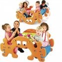 Picnic table with bench and swing 2 in 1 Feber Picnic table with bench and swing 2 in 1 Feber
