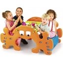 Picnic table with bench and swing 2 in 1 Feber Picnic table with bench and swing 2 in 1 Feber