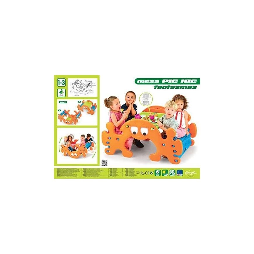 Picnic table with bench and swing 2 in 1 Feber – 13