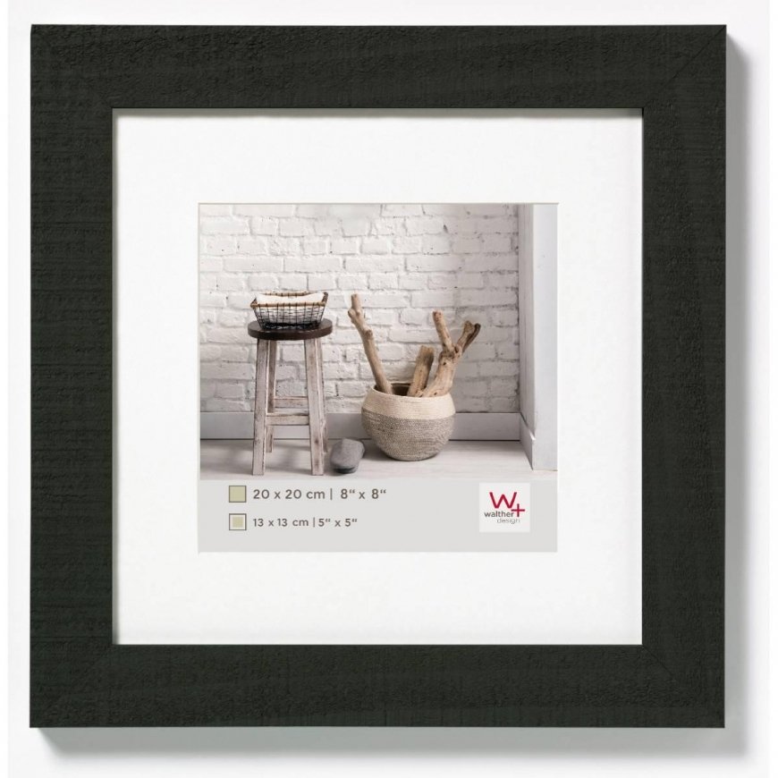 Photo frame walther design HO440B Home 40x40cm wooden, black