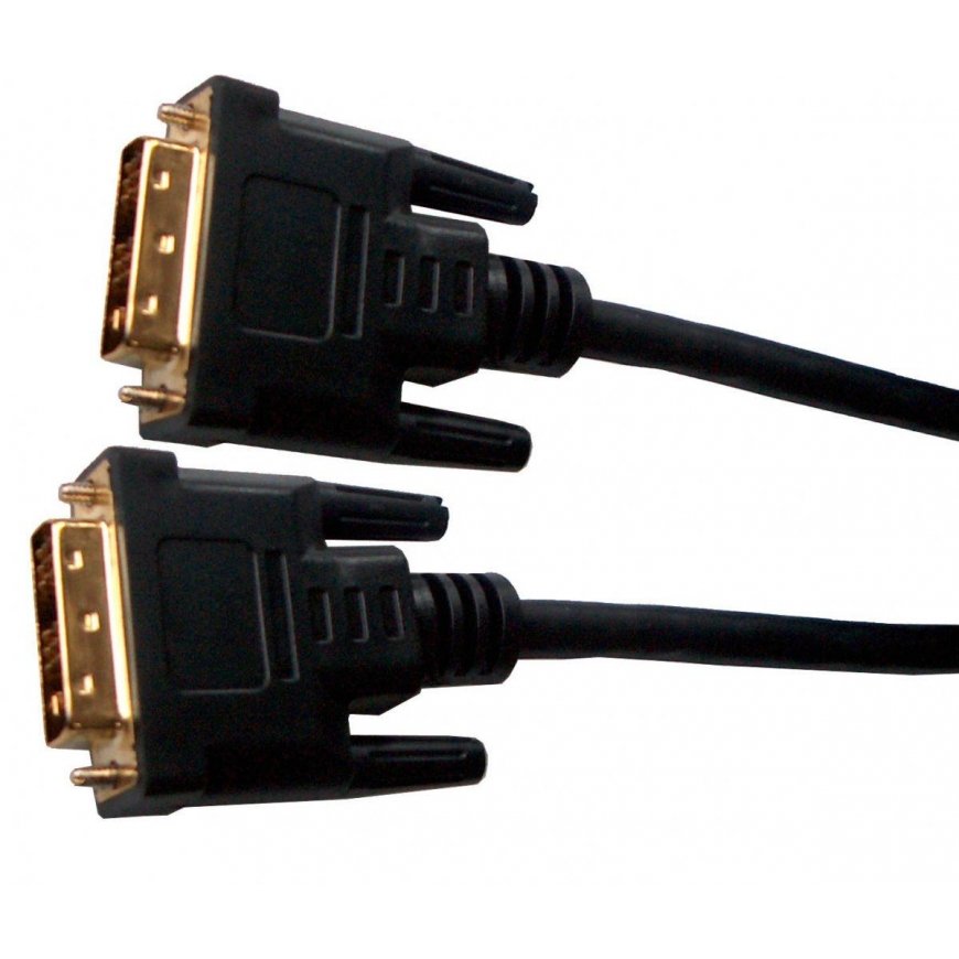 Cabletech DVI-DVI cable 1.8m Black – 2