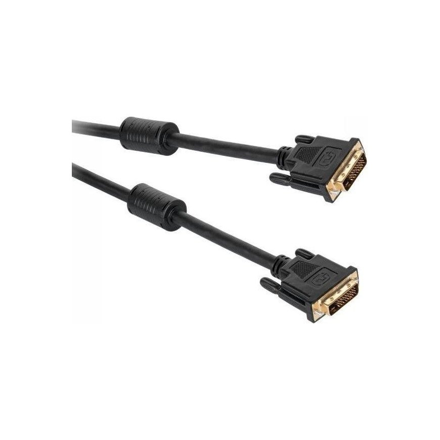 Cabletech DVI-DVI kabelis 1.8m Juodas – 3