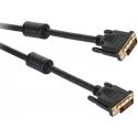 Cabletech DVI-DVI kabelis 1.8m Juodas