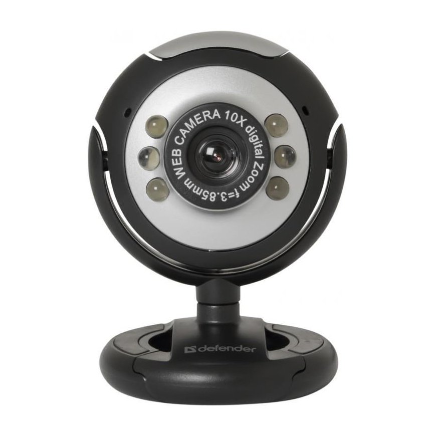 DEFENDER Web-cam C-110 0.3MP backlit photo button – 3