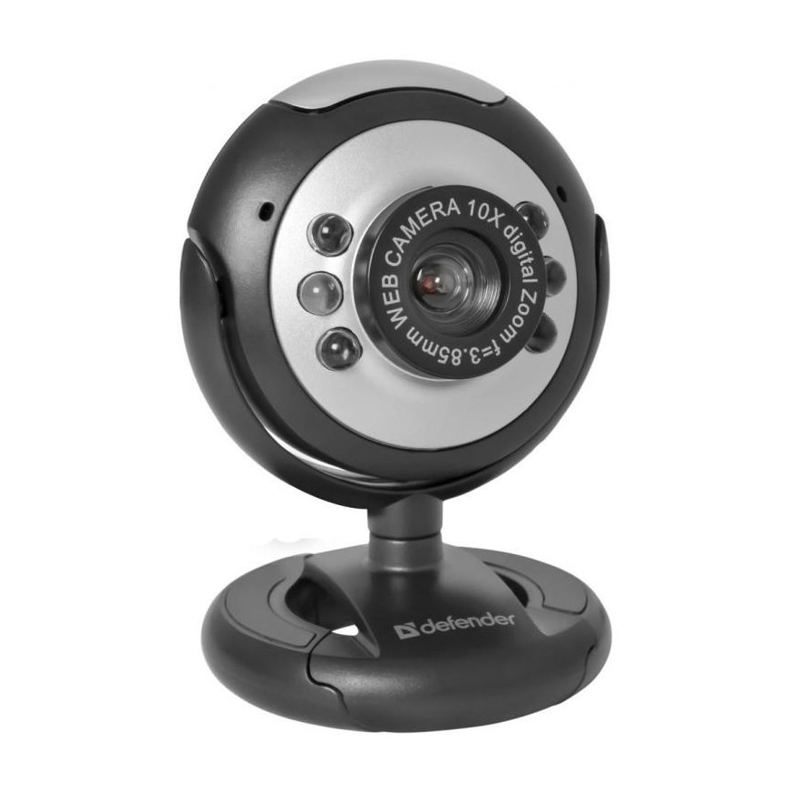 DEFENDER Web-cam C-110 0.3MP backlit photo button – 5