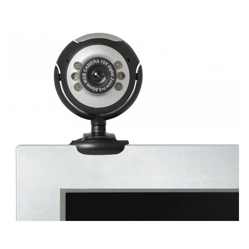 DEFENDER Web-cam C-110 0,3MP foninio apšvietimo nuotraukos mygtukas – 6