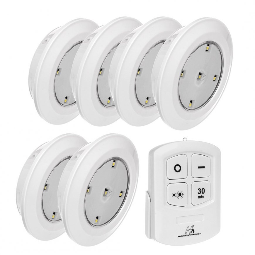 Maclean Energy MCE165 tālvadības LED lampu