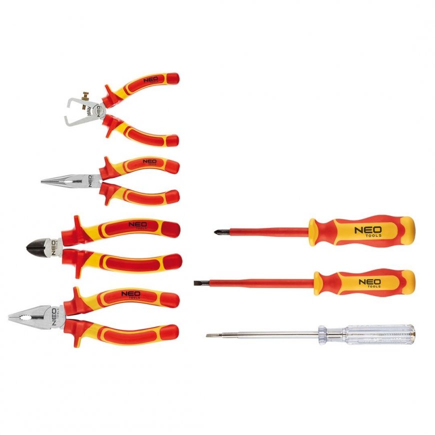 NEO Pliers and screwdriver set 1000V, 7 pcs – 3