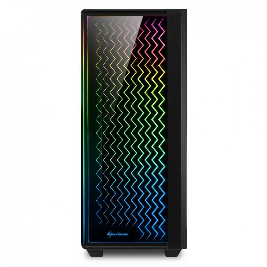 Sharkoon RGB LIT 200 Midi Tower Melns – 2