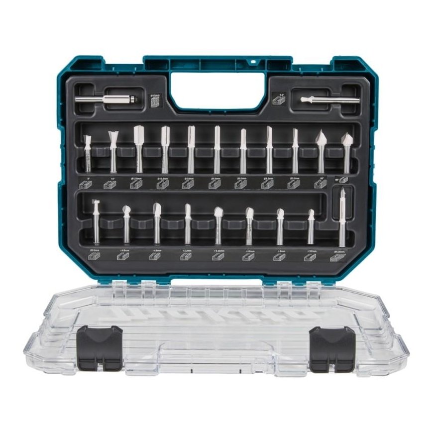 22-piece milling cutter set MAKITA D-74784