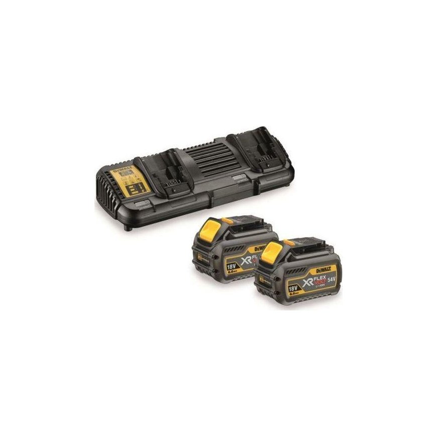 Dewalt Akcesoria DeWalt 2 Li-Ion 6.0Ah batteries 54V and DeWALT charger [DCB132T2-QW] – 2