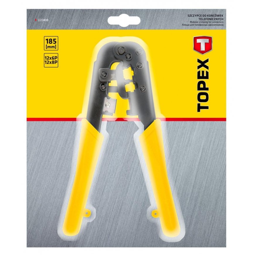 Topex Replės telefono terminalams 6P 8P - 32D408 – 6