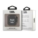 Karl Lagerfeld Karl Lagerfeld protective case KLA2UCHGK Shiny case AirPods 1/2 gray