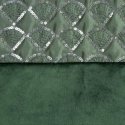 Eurofirany MARGOT Velvet night curtain with embroidered ribbon and sequins, 140X250 cm, loops/rings,