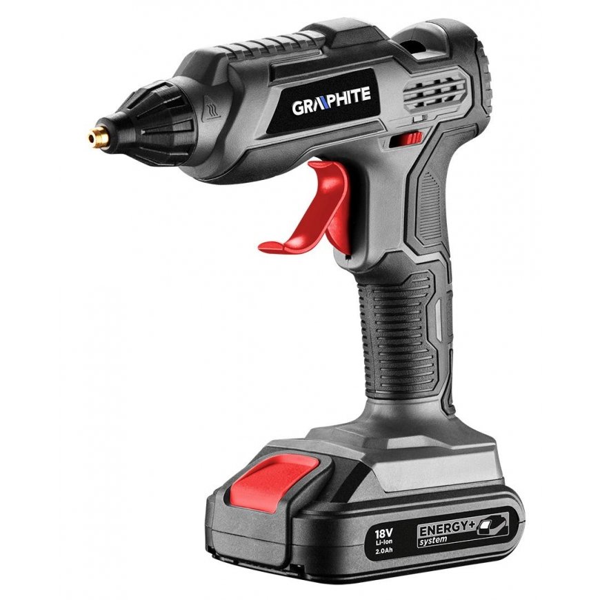 GRAPHITE Klijų pistoletas Grafito energija + 58G040 18V – 6