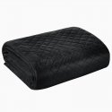 Eurofirany DESIGN 91 LUIZ / 3 Velvet bedspread, quilted by hot pressing with a geometric pattern, 17 Eurofirany DESIGN 91 LUIZ / 3 Velvet bedspread, quilted by hot pressing with a geometric pattern, 17