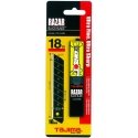 Breakable blades 18mm. 50 pcs convenient dispenser in a blister Tajima Razor Black