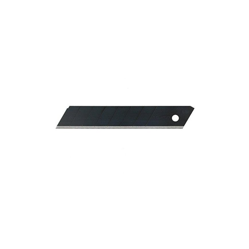 Laužomos geležtės 18mm. 50 vnt patogus dispenceris blisteryje Tajima Razor Juodas – 3