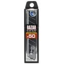Breakable blades 18mm. 50 pcs convenient dispenser in a blister Tajima Razor Black