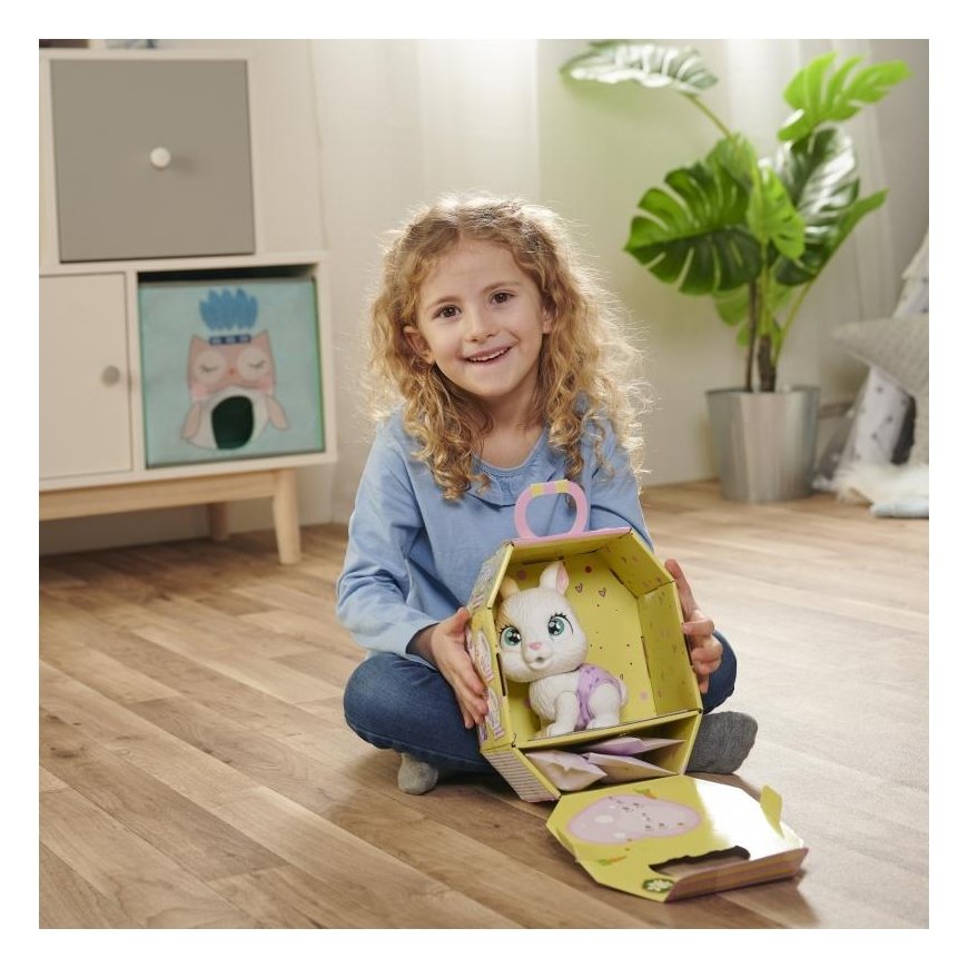 Interaktyvus mielas triušiukas 15 cm su sauskelnėmis - Pamper Petz - Simba – 5