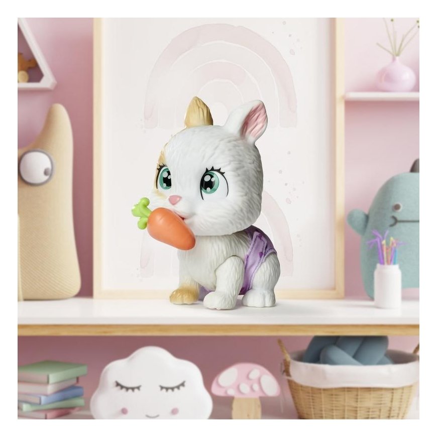 Interactive cute rabbit 15 cm with diapers - Pamper Petz - Simba – 9