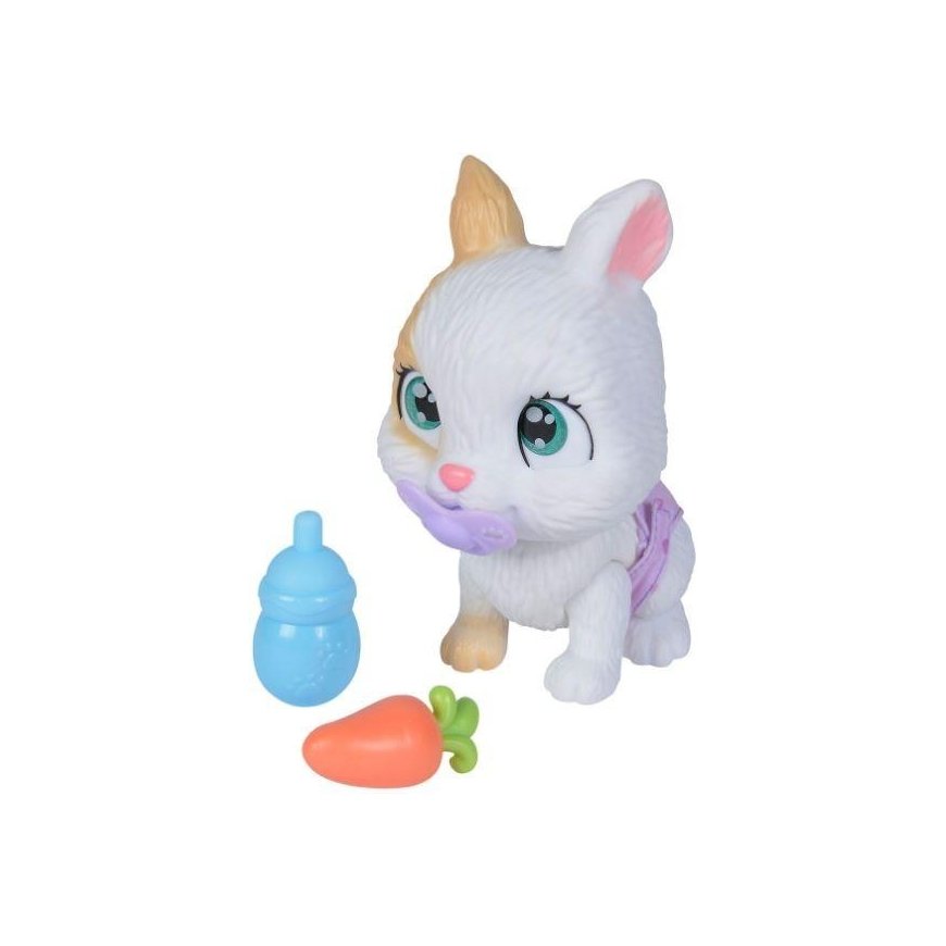 Interaktyvus mielas triušiukas 15 cm su sauskelnėmis - Pamper Petz - Simba – 11