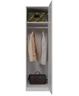 Topeshop SD-50 BIEL KPL bedroom wardrobe/closet 5 shelves 1 door(s) White