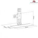 Maclean MC-756 VESA 75x75, 100x100 keyboard mount - accessory to monitor mounts