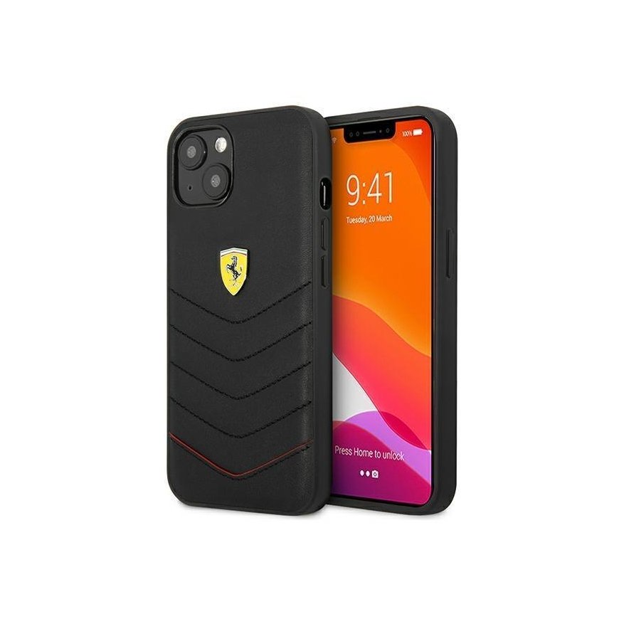 Ferrari FEHCP13SRQUK iPhone 13 mini 5.4quot juodas/juodas hardcase Off Track Quilted