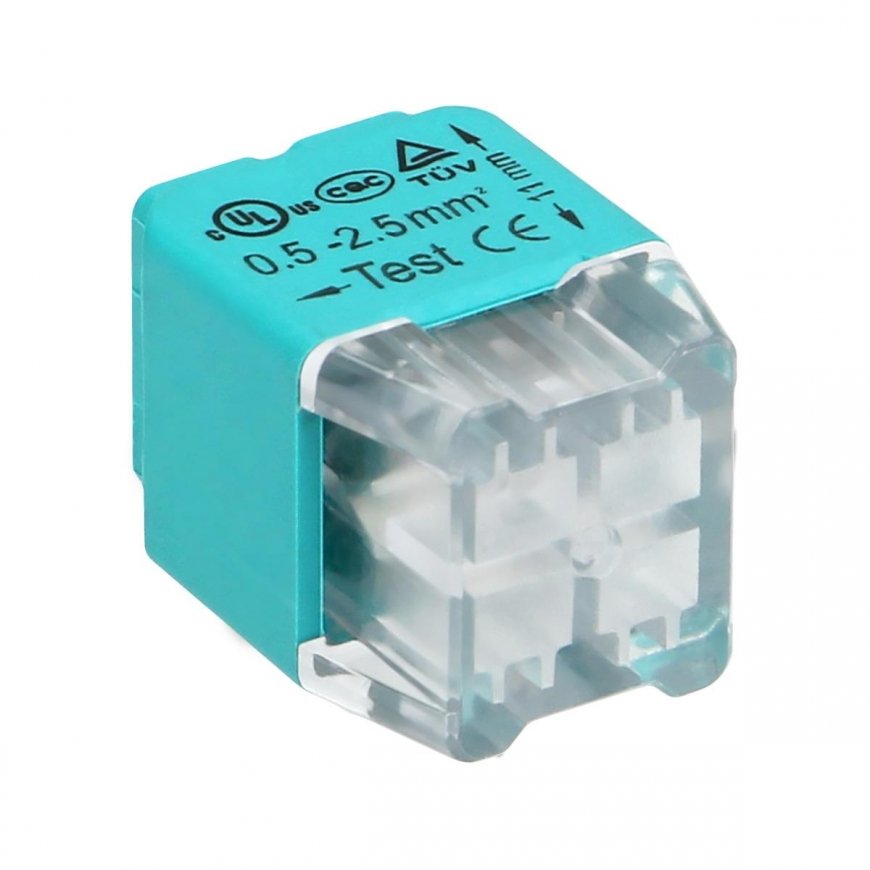 Orno 4-wire push-in connector, double-row wire 0.75-2.5 mm ? IEC 300V / 24A 100 pcs. – 2