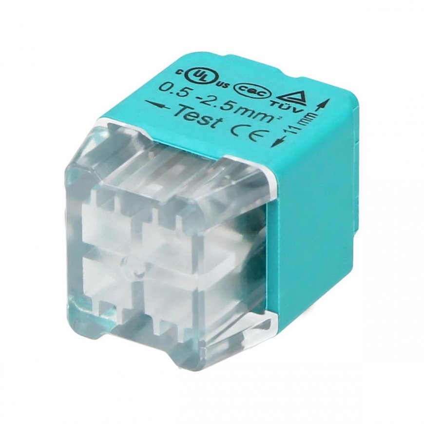 Orno 4-wire push-in connector, double-row wire 0.75-2.5 mm ? IEC 300V / 24A 100 pcs. – 3