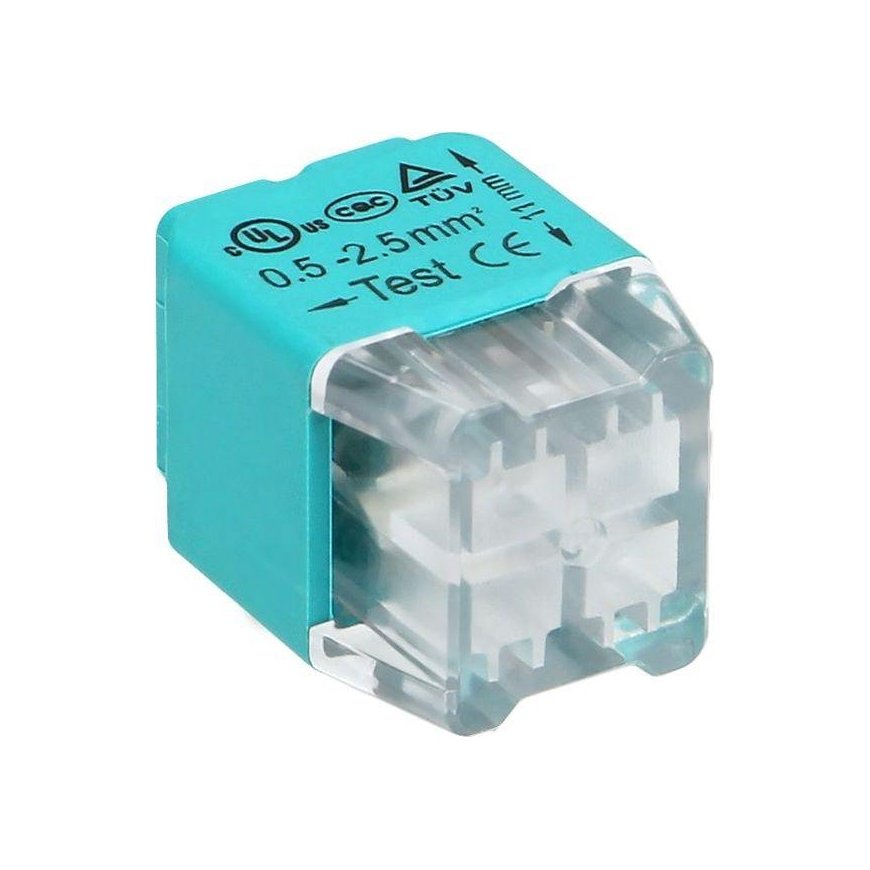 Orno 4-wire push-in connector, double-row wire 0.75-2.5 mm ? IEC 300V / 24A 100 pcs. – 9