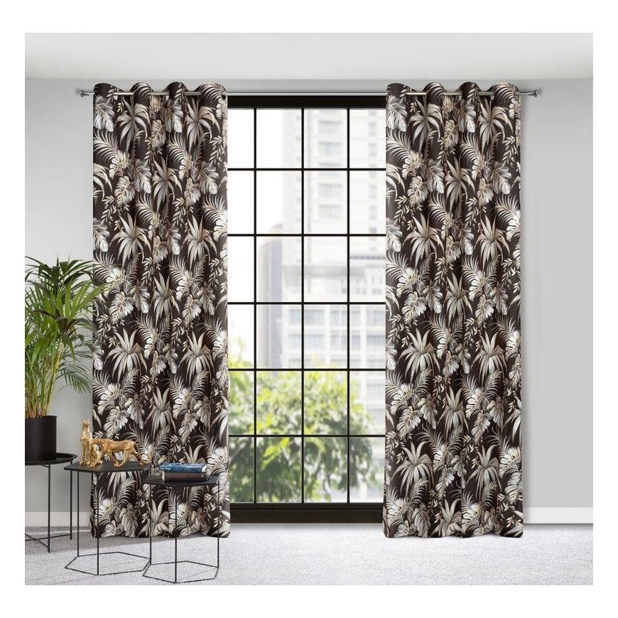 Eurofirany ZAS / MAGI / CZA + BEIGE 140X250 TRANS