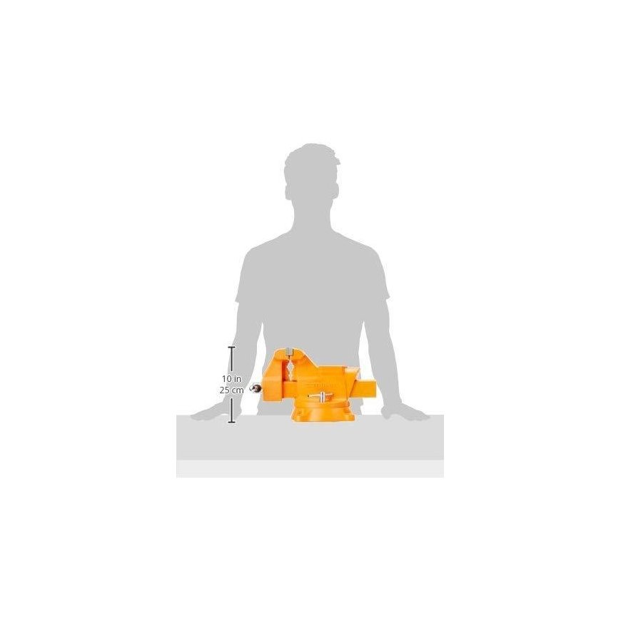 Šaltkalvio spaustuvai, HEAVY DUTY 150mm 24,2kg. 360° pasukamas. Keičiamos lūpos Truper® – 5