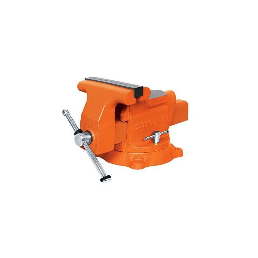 Šaltkalvio spaustuvai, HEAVY DUTY 150mm 24,2kg. 360° pasukamas. Keičiamos lūpos Truper® – 6